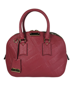 Orchard Bowler Bag, Leather, Pink, ROSCROM215CRA,S, 3*
